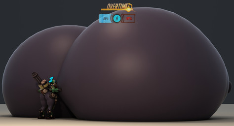 areola big_breasts big_butt breast_expansion breasts butt crossgender erect_nipples expansion female hand_on_breast huge_breasts huge_butt hyper hyper_breasts machine macro_breasts nipples not_furry ranged_weapon simple_background solo text weapon wide_hips anthroanim blizzard_entertainment overwatch bastion_(overwatch) humanoid omnic robot 2017 3d_(artwork) absurd_res digital_media_(artwork) english_text hi_res