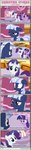 bandage bandaged_horn bangs carpet curtains curtains_open cutie_mark dialogue disbelief ears_down ears_up female feral frown group horn inside mannequin open_mouth pivoted_ears smile text trio unenthusiastic wide_eyed estories friendship_is_magic hasbro my_little_pony mythology rarity_(mlp) silverlay_(estories) twilight_sparkle_(mlp) equid equine mammal mythological_creature mythological_equine unicorn absurd_res comic english_text hi_res letterbox long_image tall_image url