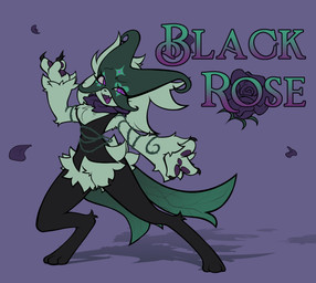 3_toes anthro black_legs clothing digitigrade eyelashes feet female fluffy fluffy_chest fur green_body green_fur plant purple_eyes simple_background solo toes topwear vest vines meekzhyu nintendo pokemon black_rose_(meekzhyu) generation_9_pokemon meowscarada pokemon_(species) hi_res model_sheet trans_(lore) trans_woman_(lore)