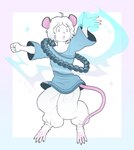 anthro clothed clothing fur magic_user male solo tail white_body white_fur 1ksrw conditional_dnp corruption_of_champions jojo_(coc) mammal mouse murid murine rodent absurd_res hi_res