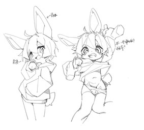3_fingers ahoge anthro bangs bent_legs bodily_fluids clothed clothing clothing_around_legs crying disembodied_hand eyebrows fingers hair hand_on_wrist hand_to_mouth hoodie kemono long_ears looking_at_viewer male mitten_hands navel open_mouth outline oversized_clothing oversized_hoodie oversized_sweater oversized_topwear panties panties_around_legs panties_down pantsless pantsless_anthro pantsless_male partially_clothed pinned print_clothing print_panties print_underwear rabbit_ears raised_clothing raised_topwear scared scut_tail sexual_assault short_tail simple_background smug smug_face smug_grin solo sweater tail tears text topwear topwear_lift underwear underwear_around_legs underwear_down white_background young young_anthro young_male emolga_1 cinnamoroll instant_loss_2koma sanrio cinnamon_(cinnamoroll) lagomorph leporid mammal rabbit chinese_text hi_res monochrome portrait sketch three-quarter_portrait translated