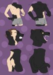 abs anthro black_body black_fur black_lips black_nose black_pawpads bulge butt clothed clothing fur fur_growth genital_growth growth growth_lines lips male mid_transformation mostly_nude muscle_growth muscular muscular_anthro muscular_male nipples pawpads sharp_teeth snout snout_growth solo species_transformation tail tail_growth teeth transformation transformation_sequence transformation_through_bite underwear underwear_only foulfrost potat felid human mammal pantherine colored hi_res