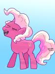 ambiguous_gender bad_teeth blue_background cutie_mark feral gradient_background happy humor nude pink_body quadruped side_view simple_background solo standing teeth winter_rage friendship_is_magic hasbro my_little_pony pinkie_pie_(mlp) earth_pony equid equine horse mammal pony 2015 3:4 digital_media_(artwork) full-length_portrait portrait signature