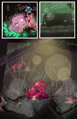 after_orgasm annoyed anthro black_body black_fur blue_eyes bodily_fluids boom burn_scar burned corpse cum cum_inflation cum_inside explosion female fur genital_fluids inflation interspecies male male/female orgasm red_body red_fur ruins scar soft_gore solo underwater_view white_body white_eyes white_fur mrportsex rain_world videocult artificer_(rain_world) jetfish_(rain_world) scavenger_(rain_world) slugcat comic hi_res