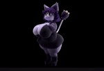 alternative_fashion anthro big_breasts boots breasts clothed clothing female fishnet_clothing fishnet_legwear fishnet_topwear footwear goth hair high_heeled_boots high_heels legwear makeup no_underwear purple_body purple_hair shoes short_stack solo tail thigh_highs topwear monnodev nintendo pokemon gwen_the_skitty_(candygurl) generation_3_pokemon pokemon_(species) skitty 3d_(artwork) 3d_animation animated digital_media_(artwork) short_playtime