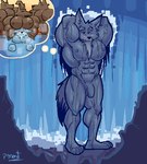 abs age_difference anthro balls beard big_muscles blush eyebrows facial_hair fanfic fanfiction flaccid genitals group group_nudity huge_muscles imagination male male/male mature_male muscular muscular_anthro muscular_male nipples older_male pecs penis raised_arm shower tail thinking waterfall waterfall_shower pinumontbalou sdorica law_(sdorica) canid canine canis mammal wolf digital_media_(artwork) low_res pixel_(artwork)