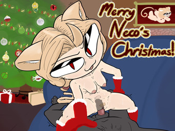 animal_genitalia areola armpit_folds armwear blonde_hair blonde_pubes bodily_fluids bouncing_breasts breasts christmas_decorations christmas_lights christmas_tree clitoral_hood clitoris clothing cowgirl_position duo female festive_clothing fireplace first_person_view from_front_position furniture genital_fluids genitals gift hair half-closed_eyes haro_(gundam) holidays holy_hand_grenade_of_antioch inside inverted_nipples legwear male male/female mature_female moon mostly_nude narrowed_eyes navel nipples on_bottom on_top penetrating_pov penetration penis pink_areola pink_nipples plant pose pubes red_eyes rug seductive sex sheath snow_globe sofa solo_focus sweat tail text tree uterus vaginal vaginal_penetration vulva x-ray_view echonioni christmas kirby_(series) monty_python monty_python_and_the_holy_grail nintendo tsukihime type-moon 02_(kirby) neco-arc neco-mom_(echonioni) animal_humanoid cat_humanoid felid felid_humanoid feline feline_humanoid humanoid mammal mammal_humanoid neco_spirit 2025 4:3 colored hi_res meme pinup portrait shaded shaded_line_art
