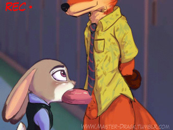 anthro balls bottomless camera_view clothed clothed_sex clothing duo erection fellatio female flat_chested genitals hands_behind_back inside interspecies looking_up male male/female necktie oral penile penis predator/prey purple_eyes recording sex shirt smile text topwear dragk disney zootopia judy_hopps nick_wilde canid canine fox lagomorph leporid mammal rabbit red_fox true_fox 2016 2d_animation animated low_res motion_tweening