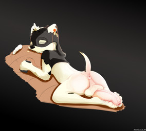 anthro autofootjob big_penis earbuds electronics feet foot_fetish foot_play genitals headphones male masturbation nude penis sleeping solo young young_but_hung atomic_cat_nsfw domestic_cat felid feline felis mammal hi_res