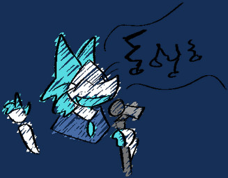 anthro blue_hair clothed clothing electronics eyes_closed female fingers floating_hands fur hair machine microphone open_mouth simple_background singing smile solo transparent_background firefa deltarune undertale_(series) tasque_manager darkner felid feline mammal robot alpha_channel digital_media_(artwork)