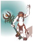 bovine breasts brown_eyes druid female gradient_background headband hooves horde horn jewelry leaves lighting loincloth magic_user mammal necklace nipples polearm pose staff tauren thenookie tribal_spellcaster video_games warcraft weapon world_of_warcraft
Rating: Questionable
Score: 0
User: Raserei
Date: March 29, 2014