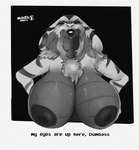 anthro big_breasts breasts curvy_figure female fluffy fur huge_breasts lips nipples snake_hood solo stripes teal_eyes misahero99 annika_(gambaina) cobra furred_scalie furred_snake reptile scalie snake absurd_res digital_media_(artwork) greyscale hi_res monochrome