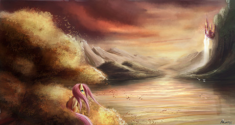 2012 aeronjvl amazing_background birds blue_eyes castle equine female feral fluttershy_(mlp) friendship_is_magic hair hi_res horse mountain my_little_pony outside pegasus pink_hair pony river sitting solo tree warm_colors water waterfall wings wood
Rating: Safe
Score: 13
User: Rainbow_Dash
Date: July 07, 2012