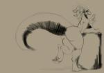 anthro big_breasts big_hands black_sclera breasts female flower huge_breasts non-mammal_breasts nude plant simple_background solo sunflower tail thick_thighs sunny_draconis mythology sunny_(sunny_draconis) dragon mythological_creature mythological_scalie scalie absurd_res hi_res sketch