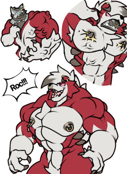 abs anthro beard big_muscles body_hair chest_hair claws clothing dialogue facial_hair forced forced_transformation goo_transformation growth hypnosis hypnotic_eyes male male/male mind_control muscle_growth muscular nipple_piercing nipples pecs piercing pokemon_speak ringed_eyes sharp_teeth simple_background solo suit suit_transformation takeover teeth text transformation transformation_sequence tugging vein veiny_muscles x-monic mythology nintendo pokemon dragon generation_7_pokemon lycanroc midnight_lycanroc mythological_creature mythological_scalie pokemon_(species) scalie hi_res