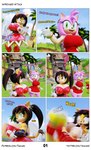 accessory anthro big_breasts breasts clothing dialogue distraction duo female fight gesture hand_gesture headband motion_blur nipples piko_piko_hammer pointing question_mark sound_effects text thick_thighs torn_clothing wide_hips tahlian sega sonic_the_fighters sonic_the_hedgehog_(series) amy_rose honey_the_cat domestic_cat eulipotyphlan felid feline felis hedgehog mammal 3d_(artwork) absurd_res blender_(artwork) comic digital_media_(artwork) english_text hi_res url