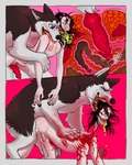 absurd_res anal anal_penetration animal_genitalia animal_penis balls black_hair blood blush bodily_fluids breadbitch420 canid canine canis creepypasta cum death decapitation domestic_dog duo erection feces feral forced fur genital_fluids genitals gore gore_focus grin hair hard_vore hi_res human husky interspecies jeff_the_killer male male/male male_penetrated male_penetrating male_penetrating_male mammal meme nipples nordic_sled_dog nude open_mouth penetration penis rape scatplay self-harm sex siberian_husky simple_background smile smile.dog snuff spitz teeth tongue vomit vomiting vore white_body white_fur xray_view