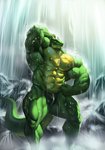 abs anthro big_muscles black_clothing black_underwear bulge clothed clothing green_body green_nipples hand_behind_head huge_muscles male muscular muscular_anthro muscular_arms muscular_legs muscular_male nipples non-mammal_nipples solo standing tail topless topless_male underwear underwear_only waterfall echin european_mythology mythology ragner dragon mythological_creature mythological_scalie scalie western_dragon 2020 absurd_res hi_res