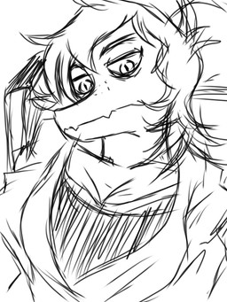 anthro clothing disability female freckles hair hoodie looking_at_viewer paraplegic short_hair sitting snout solo topwear vehicle wheelchair dark_rya cavemanon_studios i_wani_hug_that_gator olivia_halford baryonyx dinosaur prehistoric_species reptile scalie spinosaurid theropod 2023 3:4 black_and_white hi_res monochrome