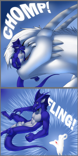 animal_genitalia anthro balls duo eyes_closed feral genitals horn imminent_vore looking_pleasured male male/male mouth_grab nude sheath teeth throwing tongue vore zyyphelze mythology firondraak zyyph dragon mythological_creature mythological_scalie scalie 1:2 2020 comic hi_res