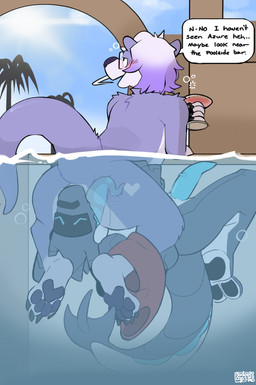 alcohol ambiguous_gender anal anal_penetration anthro beverage blue_penis blue_tongue blush body_part_in_ass bubble clothing clothing_around_one_leg container cup day dialogue drinking_glass drunk drunk_bubble drunk_sex duo enhibitionism erection eyewear facing_aside fully_submerged fur fur_markings genitals glass glass_container glass_cup glasses grabbing gradient_hair hair heart_pattern hiding internal light lying machine male male/ambiguous male_rimming markings mostly_nude multicolored_body narrowed_eyes nude offscreen_character open_mouth oral outside palm_tree partially/fully_submerged partially_submerged paws penetration penis plant pool poolside public public_sex purple_hair red_clothing red_swimming_trunks red_swimwear rimming rimming_ambiguous sex skinny_dipping speech_bubble stealth_sex substance_intoxication sun sunlight swimming_trunks swimwear tail talking_to_another tapering_penis text tongue tongue_out tongue_penetration tree two_tone_body underwater underwater_sex waist_grab water white_hair wine_glass sodacaps mammal mustelid otter robot synth_(vader-san) english_text hi_res