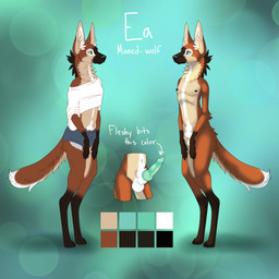 animal_genitalia anthro balls bottomwear clothed clothed_anthro clothed_male clothing crop_top fully_sheathed genitals knot knotted_penis male nipples nude nude_anthro nude_male penis sheath shirt shorts solo tail text topwear loosefeathers ea_loosefeathers canid canine mammal maned_wolf 1:1 english_text hi_res model_sheet