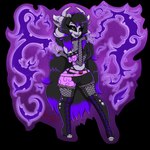 hazbin herm hotel intersex queen royalty sorrow2art asian_mythology east_asian_mythology japanese_mythology mythology halfmoon demon humanoid oni yokai hikari_(disambiguation) hi_res