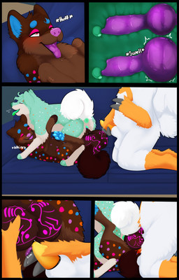 anal anal_penetration animal_genitalia animal_penis anthro anthro_on_feral anthro_penetrating anthro_penetrating_feral bestiality black_nose blue_pawpads brown_body brown_fur brown_nose canine_genitalia canine_penis cheek_tuft cloven_hooves countershade_face countershade_paws countershade_torso countershading eye_markings facial_tuft female feral feral_penetrated from_front_position fur furniture genitals green_nose group group_sex hooves inner_ear_fluff interspecies knot knotted_penis lying male male/female male/male markings masturbation motion_lines multicolored_markings on_back onomatopoeia pawpads paws penetration penis pink_markings pointy_ears prick_ears purple_nose reverse_missionary_position sex sofa sound_effects spots spotted_body spotted_fur text threesome trio tuft vaginal vaginal_penetration victory_position voyeur white_body white_fur x-ray_view yellow_body yellow_fur yellow_penis nauticalcanine canid canine canis domestic_dog hybrid lagomorph mammal shiba_inu spitz comic digital_drawing_(artwork) digital_media_(artwork) english_text handwritten_text hi_res