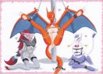 <3 anus arms_behind_back bdsm bondage bound breasts chain charizard claws collar digidredg female kneeling mienshao navel nintendo nipple_piercing nipples open_mouth piercing pokémon pole pussy pussy_juice rope sitting spread_legs spreader_bar spreading tongue tongue_out video_games zoroark
Rating: Explicit
Score: 8
User: ChestFox
Date: March 24, 2014