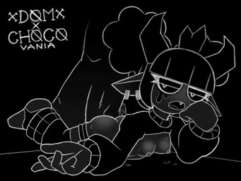 2_horns 5_fingers ambiguous_fluids ambiguous_penetration black_background bodily_fluids breasts butt clothed clothing duo ear_piercing erection eyelashes faceless_character faceless_human faceless_male fangs female female_focus female_humanoid female_on_human female_penetrated fingers from_behind_position genitals hair half-closed_eyes hand_on_cheek hand_on_own_cheek horn human_on_humanoid human_penetrating human_penetrating_female human_penetrating_humanoid humanoid_focus humanoid_genitalia humanoid_penetrated humanoid_penis humanoid_pointy_ears interspecies larger_human larger_male looking_back lying male male/female male_human male_on_humanoid male_penetrating male_penetrating_female male_penetrating_humanoid moan narrowed_eyes navel nipples noseless not_furry nude_human nude_male on_front penetration penile penile_penetration penis piercing pointy_ears raised_clothing raised_sweater raised_topwear sex simple_background size_difference small_breasts smaller_female smaller_humanoid smaller_penetrated solo_focus sweat sweater sweaty_breasts sweaty_butt teeth text tongue topwear white_text sound_warning xdomkqx vtuber chocovania_(chocovania) horned_humanoid human humanoid imp mammal 2025 2d_animation 4:3 animated artist_name black_and_white digital_media_(artwork) frame_by_frame high_framerate loop monochrome short_playtime sound video