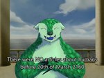 alien ambiguous_gender anthro blue_tongue claws digital_media_(artwork) english_text eyes_closed fur green_body green_fur green_scales krev_(the_nature_of_predators) mammal meme natashi scales smile solo text the_nature_of_predators tongue