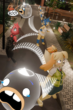 erect_tail female glowing glowing_eyes night outside possession speech_bubble tail text fever-dreamer highwizard_(modeler) animal_crossing nintendo ankha_(animal_crossing) cherry_(animal_crossing) isabelle_(animal_crossing) villager_(animal_crossing) canid canine canis domestic_dog ghost mammal shih_tzu spirit toy_dog 2:3 3d_(artwork) absurd_res digital_media_(artwork) hi_res