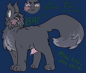 animal_genitalia blind_eye bodily_fluids dripping ear_tuft facial_scar feral fluffy genital_fluids genitals grey_hair hair male precum precum_drip scar snaggle_tooth solo tuft snuffkitt3n batfrost_(snuffkitt3n) fan_character domestic_cat felid feline felis mammal 2025 alpha_channel