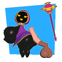 animal_genitalia animal_penis animated_gif anthro areola armless balls big_breasts big_butt big_penis black_areola black_body black_butt black_nipples black_skin bouncing_breasts breasts brown_balls butt clothed clothing collar dark_areola dark_body dark_breasts dark_butt dark_nipples dark_skin disembodied_penis duo equine_genitalia equine_penis erection featureless_feet feet female female_focus female_humanoid genitals glistening glistening_breasts glistening_butt hooded_robe huge_breasts huge_butt humanoid_focus male male_anthro nipples not_furry_focus open_clothing open_mouth open_robe open_smile outline penis purple_clothing purple_robe robe shortstack smile spiked_collar spikes staff teasing teasing_with_butt thick_thighs throbbing throbbing_balls white_outline wide_hipped_female wide_hipped_humanoid wide_hips yellow_collar yellow_eyes yellow_mouth monnodev malice_(pinkmoth) humanoid imp 2023 3d_(artwork) 3d_animation animated digital_media_(artwork) loop short_playtime