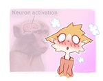 anthro blush cheek_tuft clothed clothing facial_tuft fur head_tuft multicolored_body multicolored_fur open_mouth tuft two_tone_body two_tone_fur white_body white_fur yellow_body yellow_fur rolo_stuff neuron_activation rolo_(rolo_stuff) domestic_cat felid feline felis mammal 2021 digital_drawing_(artwork) digital_media_(artwork) hi_res meme