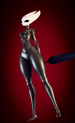 2_toes biped black_body blade blue_nipples breasts butt feet female genitals hollow_eyes multicolored_body nipples nude nude_female nude_humanoid slim slim_female slim_humanoid small_breasts small_waist solo standing thick_thighs toes vulva weapon white_head wide_hips sudabanan hollow_knight_(franchise) team_cherry hornet_(hollow_knight) arthropod humanoid insect 3d_(artwork) 3d_animation animated digital_media_(artwork) hi_res no_sound short_playtime turntable_(animation) video