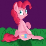 butt female feral simple_background solo jbond snapai third-party_edit friendship_is_magic hasbro my_little_pony pinkie_pie_(mlp) earth_pony equid equine horse mammal pony 1:1 digital_media_(artwork) shaded soft_shading