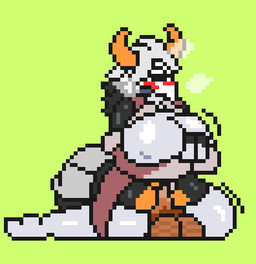 anthro big_breasts blush bodily_fluids breasts butt clothing cosplay cosplay_game cross dildo female fingerless_gloves genital_fluids gloves hair handwear horn leotard multicolored_body multicolored_hair nipple_outline nun praying praying_hands priest riding_dildo sex_toy shake shake_lines solo steamy_breath sweat tight_clothing vaginal_fluids white_face chaoskres mythology priestess_lust_(video_game) mira_(priestess_lust) dragon humanoid mythological_creature mythological_scalie scalie digital_media_(artwork) pixel_(artwork) tagme