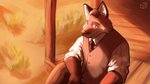 anthro male solo shibacream echo_(series) echo_project the_smoke_room murdoch_byrnes canid canine fox mammal 16:9 4k absurd_res hi_res widescreen