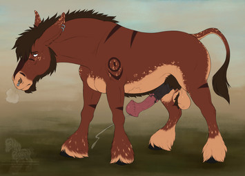 animal_genitalia animal_penis ball_tuft balls beard belly_slapping_masturbation big_balls big_penis black_hooves black_penis bodily_fluids brown_body brown_fur brown_mane cum cumshot ear_piercing ear_ring ejaculation equine_genitalia equine_penis erection facial_hair facial_piercing feathering feral flared_penis fur genital_fluids genitals hooves male male_feral mane medial_ring nose_piercing offset_balls penis piercing pink_penis pubes ring_piercing saggy_balls septum_piercing solo tuft uneven_balls unguligrade vein veiny_balls veiny_penis fenn.perrox asinus donkey equid equine mammal hi_res