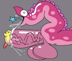 anus balls belly big_balls big_penis blue_tongue deep_penetration duo erection eyes_closed fellatio feral feral_penetrating feral_penetrating_male genital_raphe genitals glistening glistening_balls glistening_body glistening_genitalia glistening_penis glistening_skin grey_background huge_balls huge_penis hyper hyper_balls hyper_genitalia hyper_penis light male male/male male_on_feral male_penetrated male_penetrating male_penetrating_male multicolored_body multicolored_skin nude open_mouth oral oral_penetration penetration penile penile_penetration penis pink_balls pink_body pink_penis pink_skin raphe_(anatomy) scrotal_raphe sex simple_background tongue two_tone_body two_tone_skin white_eyes white_sclera wide_eyed yellow_body yellow_skin superiorfox kirby:_triple_deluxe kirby_(series) nintendo kirby aquatic eel fish land_barbar waddling_head 2026 colored digital_drawing_(artwork) digital_media_(artwork) flat_colors lighting
