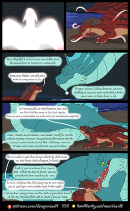 5_panel_comic black_stripes bodily_fluids brown_hair dialogue digit_ring dorsal_frill duo extreme_size_difference eye_contact face_lick female feral fin finger_ring frill_(anatomy) fur furaffinity_logo gem green_eyes hair head_crest head_fin head_frill imminent_vore jewelry lake larger_female licking long_neck looking_at_another lying male membrane_(anatomy) membranous_wings moon night on_front page_number patreon_logo pronounced_browridge quadruped red_body red_fur red_gem saliva saliva_on_nose saliva_on_tongue saliva_string scales sharp_teeth size_difference sky smaller_male star starry_sky stripes tan_body tan_fur teal_body teal_scales teeth telepathy text tongue transformation transformation_through_magic ventral_scales white_glow wings yellow_eyes rimentus furaffinity jewish_mythology mythology patreon coalt rysindra_(rimentus) aquatic aquatic_dragon dragon furred_dragon furred_scalie leviathan mythological_creature mythological_marine mythological_scalie scalie comic english_text hi_res multiple_scenes url