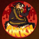 4_fingers ankh ankh_piercing anthro black_sclera black_spines black_tail bodily_fluids bottomwear bracelet brown_background brown_bottomwear brown_bracelet brown_clothing brown_collar brown_hoodie brown_pants brown_topwear claws clothed clothed_anthro clothed_male clothing collar devil_horns_(gesture) facial_piercing finger_claws fingers fully_clothed fully_clothed_anthro fully_clothed_male gesture grey_claws hand_gesture head_spines hoodie jewelry jogging_pants light lip_piercing long_fangs long_tail male multicolored_body multicolored_scales multicolored_tail open_mouth open_smile orange_body orange_eyes orange_scales orange_tail orange_tongue pants piercing pockets saliva saliva_string scales sharp_teeth simple_background sitting smile solo spiked_bracelet spiked_collar spikes tail tail_spines teeth text tongue tongue_out topwear yellow_body yellow_scales yellow_tail chotpot ankh_(memonstrous) dinosaur prehistoric_species reptile scalie 1:1 2020 artist_name character_badge_(artwork) character_name colored dated digital_drawing_(artwork) digital_media_(artwork) english_description lighting