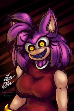 black_teeth breasts clothing female glowing glowing_eyes looking_at_viewer medium_breasts possession smile smiling_at_viewer solo teeth mayaalee sega sonic_the_hedgehog_(series) amy_rose possessed_amy_rose boo_(sonic) boom_boo_(sonic) eulipotyphlan hedgehog humanoid mammal 2:3 absurd_res hi_res
