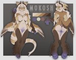 anthro bangs breasts butt claws female fluffy fluffy_tail hair horn long_tail pawpads paws solo spread_wings tail thick_tail wings kyjaanka mythology dragon felid feline hybrid mammal mythological_creature mythological_scalie scalie absurd_res digital_media_(artwork) hi_res model_sheet