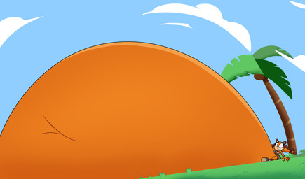 anthro belly big_belly blue_eyes blue_sky bottomwear brown_bottomwear brown_clothing brown_ears brown_hair brown_shorts clothing cloud female footwear grass hair huge_belly hyper hyper_belly morbidly_obese morbidly_obese_anthro morbidly_obese_female navel obese obese_anthro obese_female orange_body orange_hair outside overweight overweight_anthro overweight_female palm_tree plant shoes shorts sitting sky smile solo tan_clothing tan_footwear tan_inner_ear tan_shoes tan_topwear teeth three-quarter_view topwear tree jannetejoudson sega sonic_boom sonic_the_hedgehog_(series) sticks_the_jungle_badger badger mammal mustelid musteline 2025 absurd_res colored digital_media_(artwork) hi_res shaded