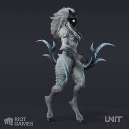 anthro bow_(weapon) breasts butt featureless_breasts featureless_chest featureless_crotch female fur fur_markings glowing glowing_eyes hooves markings mask mask_only nude ranged_weapon solo weapon white_body white_fur 3dmarion laurasalomoni selenaust league_of_legends riot_games tencent kindred_(lol) lamb_(lol) bovid caprine mammal sheep 1:1 3d_(artwork) 3d_animation animated autodesk_3ds_max_(artwork) autodesk_maya_(artwork) digital_media_(artwork) hi_res no_sound official_art short_playtime substance_painter_(artwork) turntable_(animation) webm zbrush_(artwork)