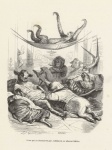 1842 19th_century ambiguous_gender ancient_art anthro ape avian beak bird bottomless bovid bovine butt canid canine cattle chimpanzee clothed clothing domestic_pig eyes_closed french_text group hammock haplorhine jean-jacques_grandville lying male mammal monkey monochrome on_front pan_(genus) pilosan pipe primate reclining relaxing reptile scalie scenes_de_la_vie_privee_et_publique_des_animaux sepia sleeping sloth smoke smoking smoking_pipe suid suina sus_(pig) text translated turtle xenarthran