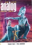1965 20th_century ambiguous_gender analog_science_fiction ancient_art anthro cover digital_media_(artwork) english_text group hi_res human john_schoenherr lizard magazine_cover mammal procyonid raccoon reptile scalie smile tail text traditional_media_(artwork) trio