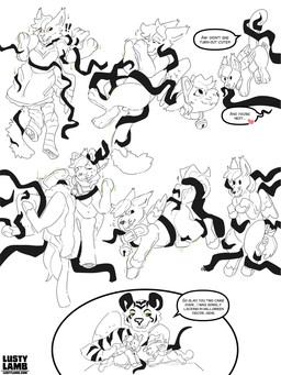 anthro clothing collar dialogue female group haunted_house inanimate_transformation legwear male oversized_clothing plushie plushification shrinking size_transformation stockings tentacles text transformation trio wings conditional_dnp lustylamb mythology domestic_cat equid equine felid feline felis horse lynx mammal mythological_creature mythological_equine pantherine pegasus pony tiger 2023 absurd_res comic english_text hi_res monochrome sequence